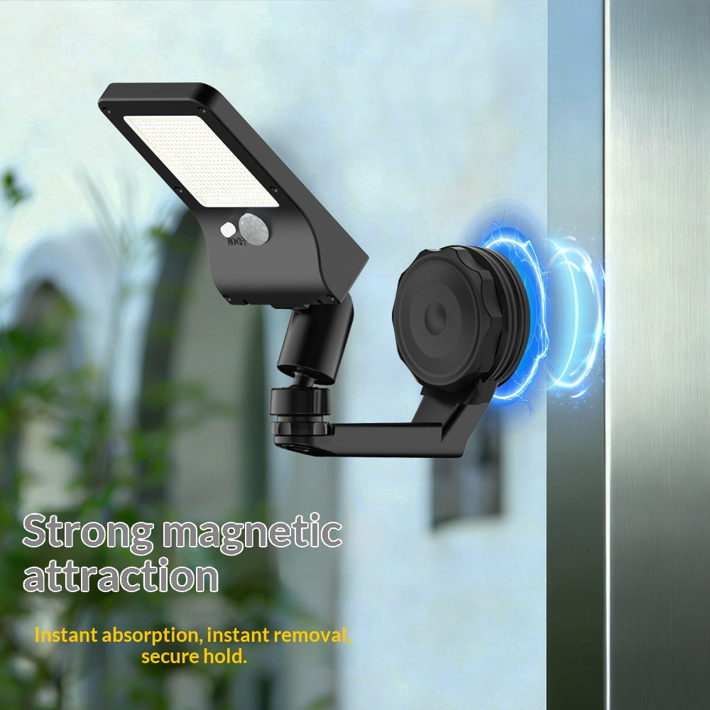 Lampe solaire magnétique extérieure Cour