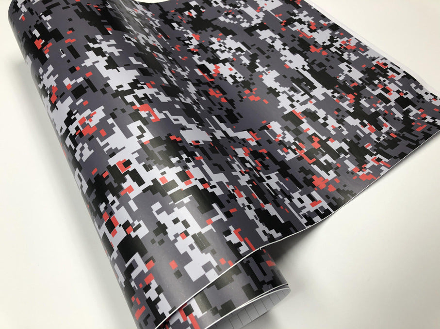 Car Corps Colorful Auto Film Camouflage Feuilles de film Stickers Graffiti Cartoon