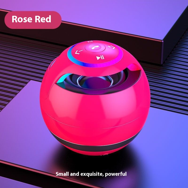 Lumière colorée Bluetooth Audio Super Dynamic Bass Boost Portable Petit haut-parleur Mini High S