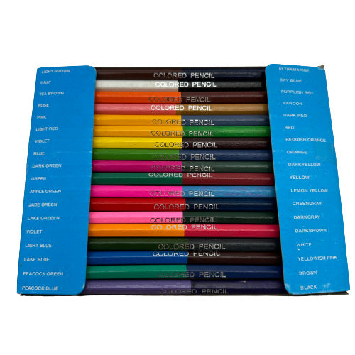 MOQ 200 sets de crayons colorés dans la poche