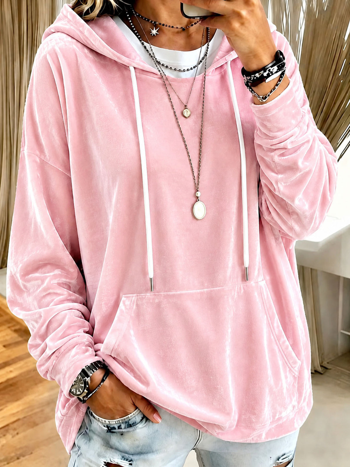 Polyester blouse