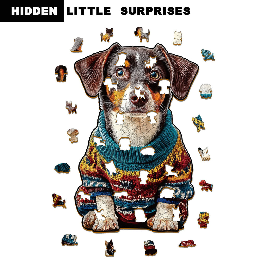 Sausage Puzzle chien en bois Alien Puzzle Festival Puzzle cadeau Stress Relief Game