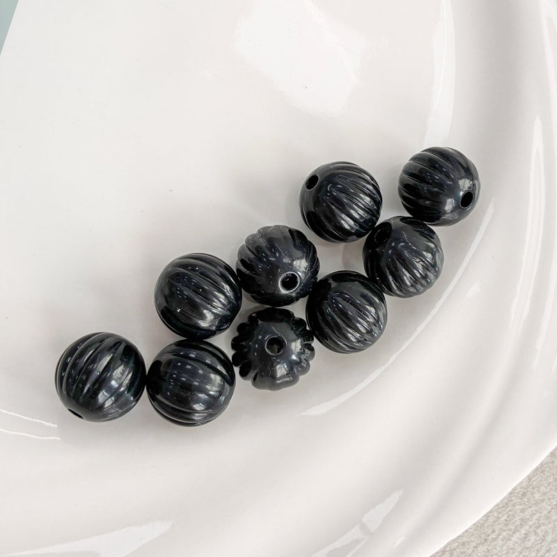 Perles de citrouille acrylique 14mm