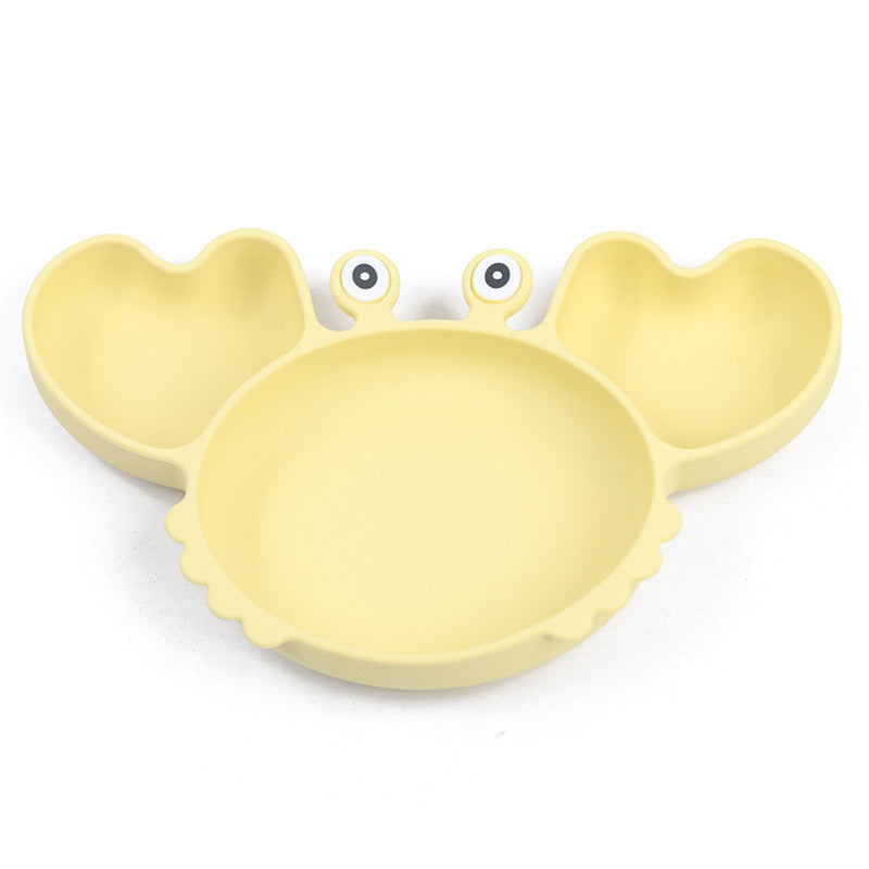 Plaque de coutellerie fractionnée en silicone pour nourrissons