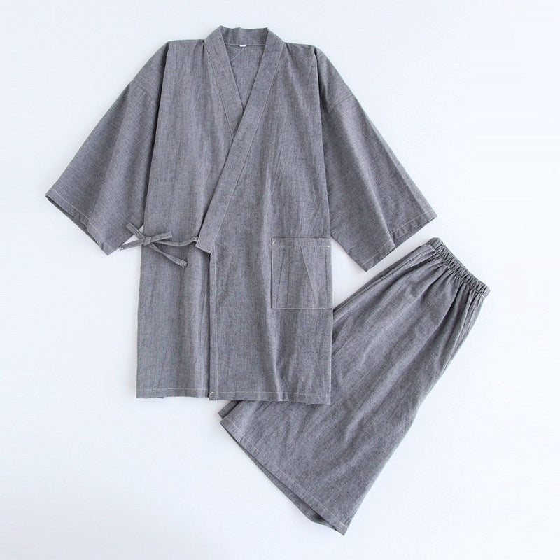 Pyjamas à manches courtes pour hommes japonais Kimono