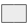 Écran de projection du rideau de projecteur blanc de NON pliable portatif 1pc 4:3 (100pouces)