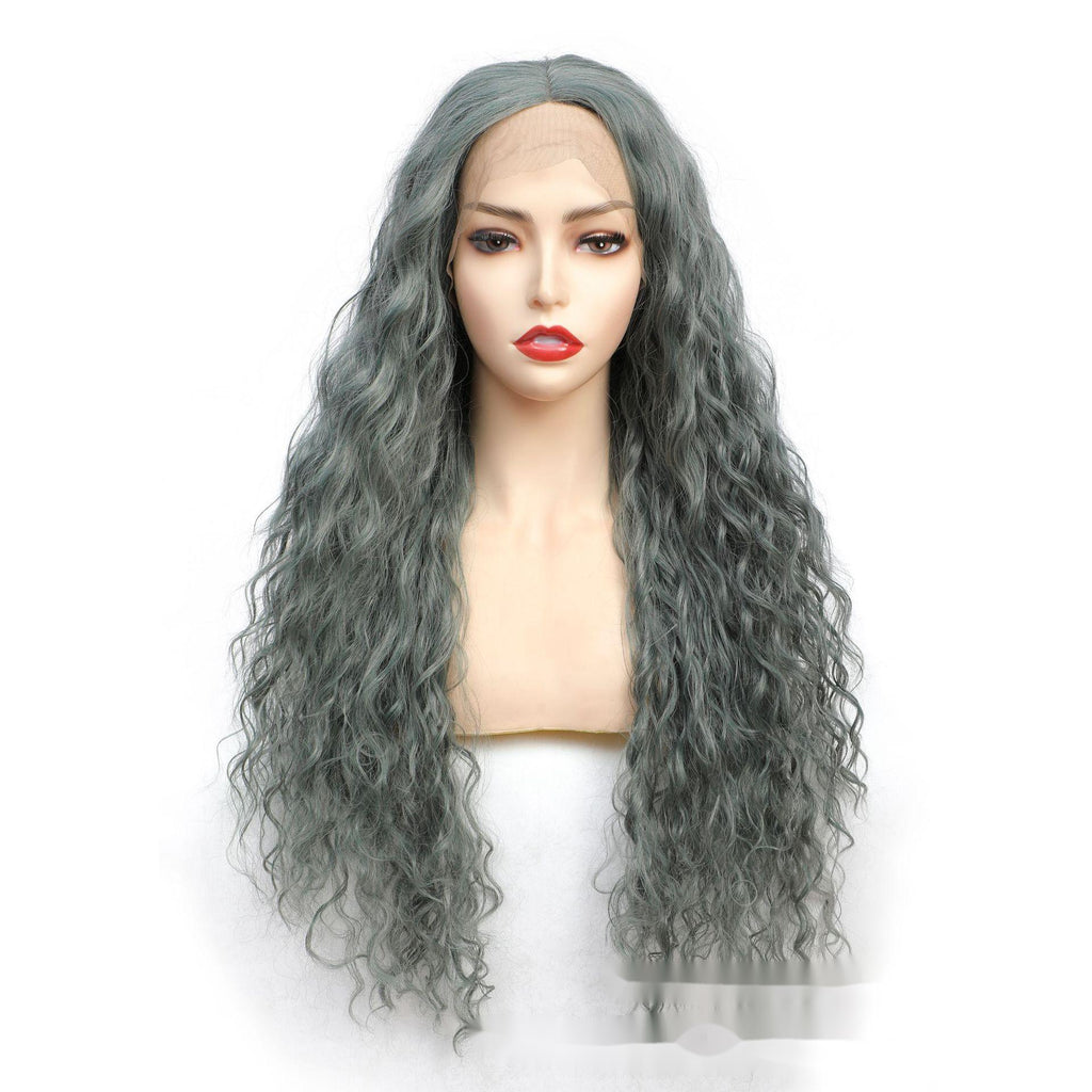 Hotte de cheveux bouclée longue fibre chimique