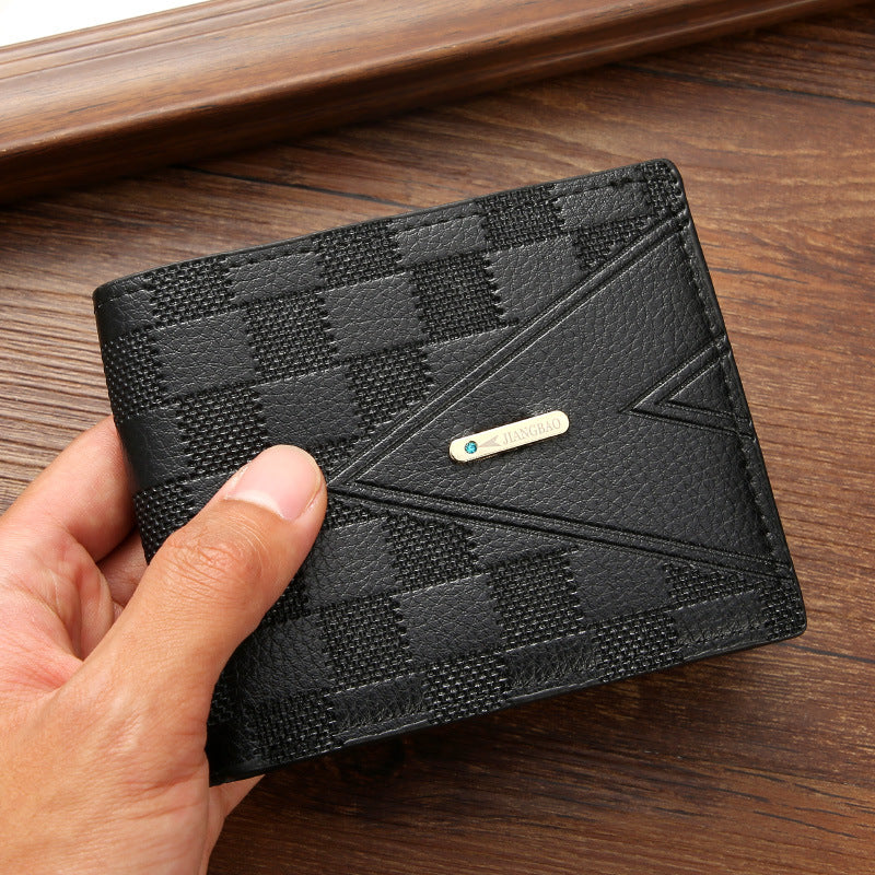 Portefeuille de commerce court pour hommes
