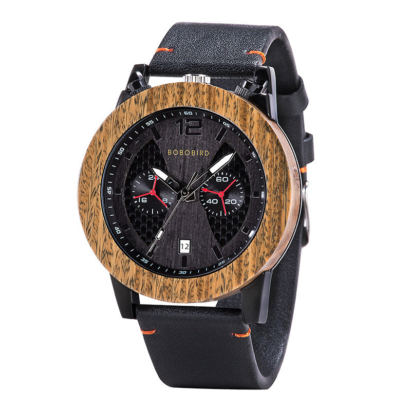 Modèle de montre en bois T30