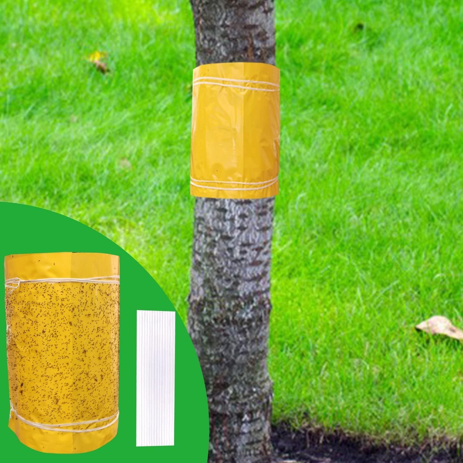 Kit de protection des arbres – 25 Cm X 5 M Protection durable pour les troncs d'arbres dans les jardins et Outdoo