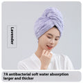 Bubble Velvet Large Queue sèche-cheveux Serviette de douche à séchage rapide