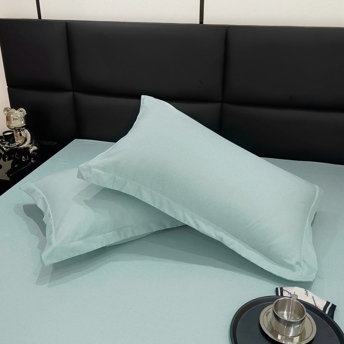 Coussin lavable en coton Aloe de couleur solide Et respirant