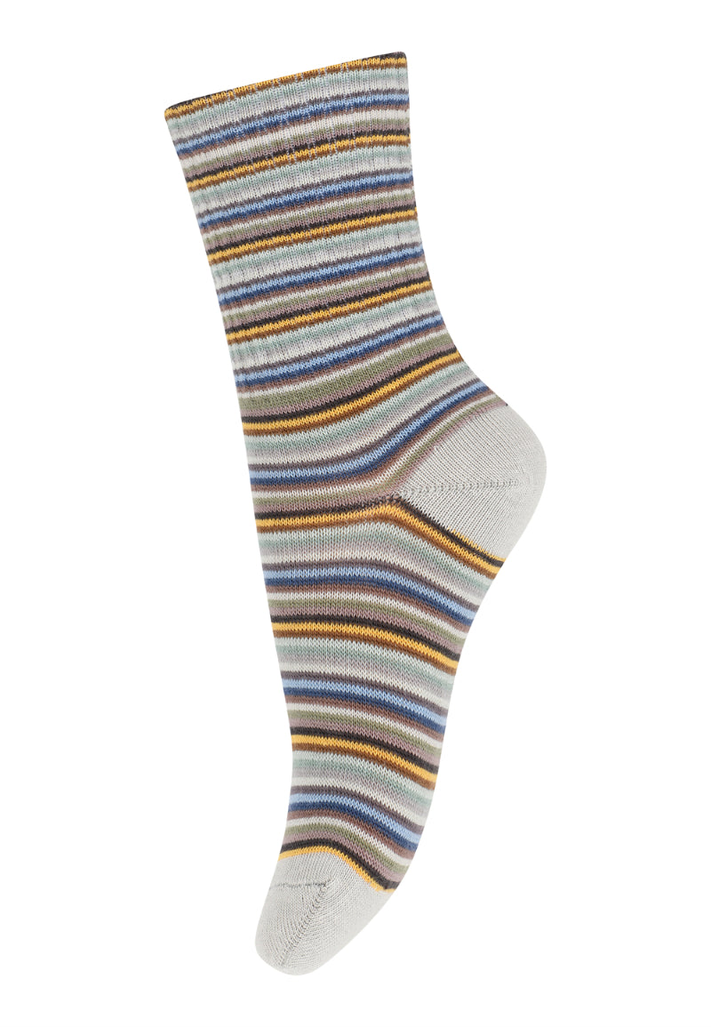 Chaussettes à cheville à mi-cuir rayées pour enfants pour garçons et filles
