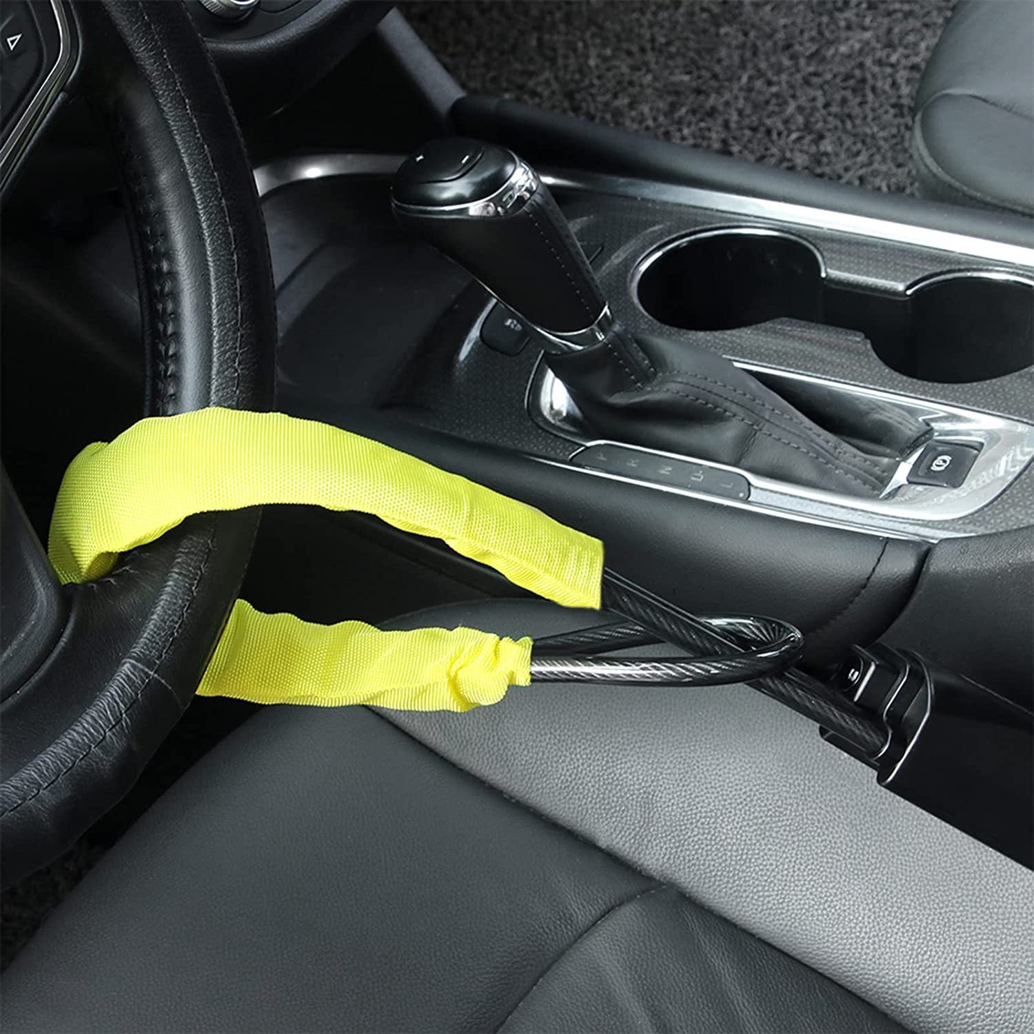 Volant de voiture Rope de roue de câble serrure de sécurité antivol