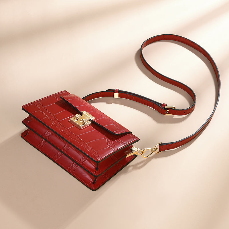 Sac à main pour femmes Louis Schwab Minimalist Compact Pourtant un petit carré moderne et sophistiqué