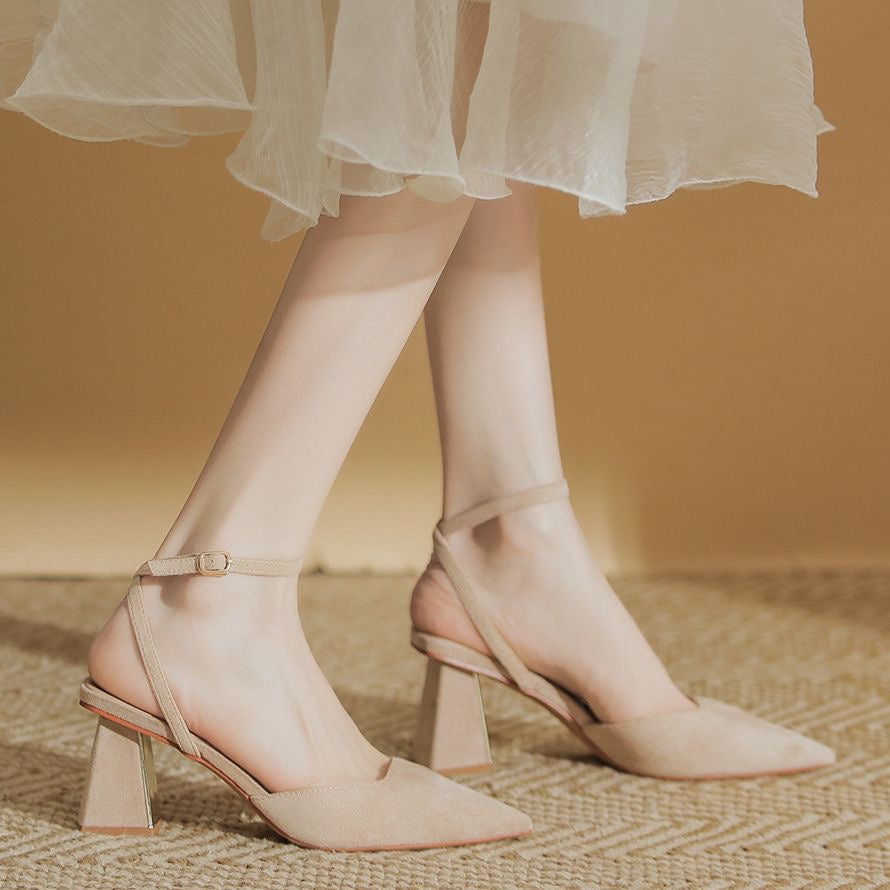Sandales d'orteils fermées élégantes pour les femmes