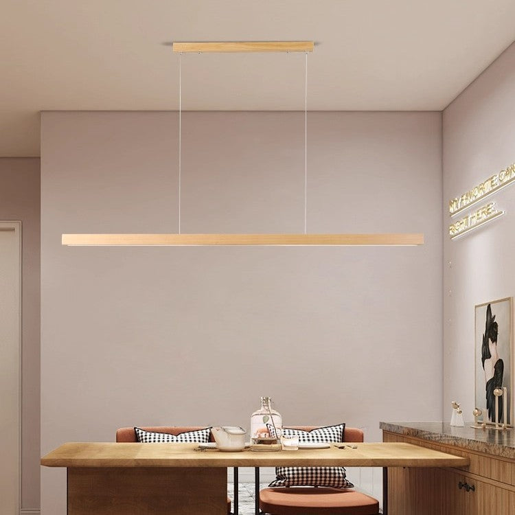 Minimaliste Un mot Log-style salle à manger Chandelier