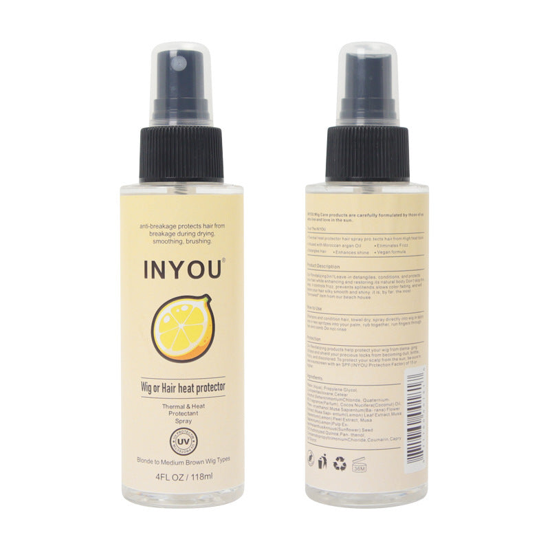 Vaporisateur de protection contre la chaleur en pièce hydratant et nourrissant pour les cheveux