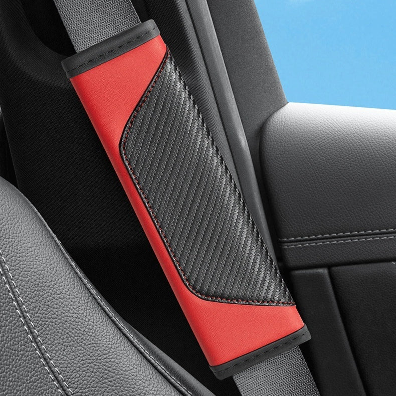 Ceinture de siège de voiture en fibre de carbone