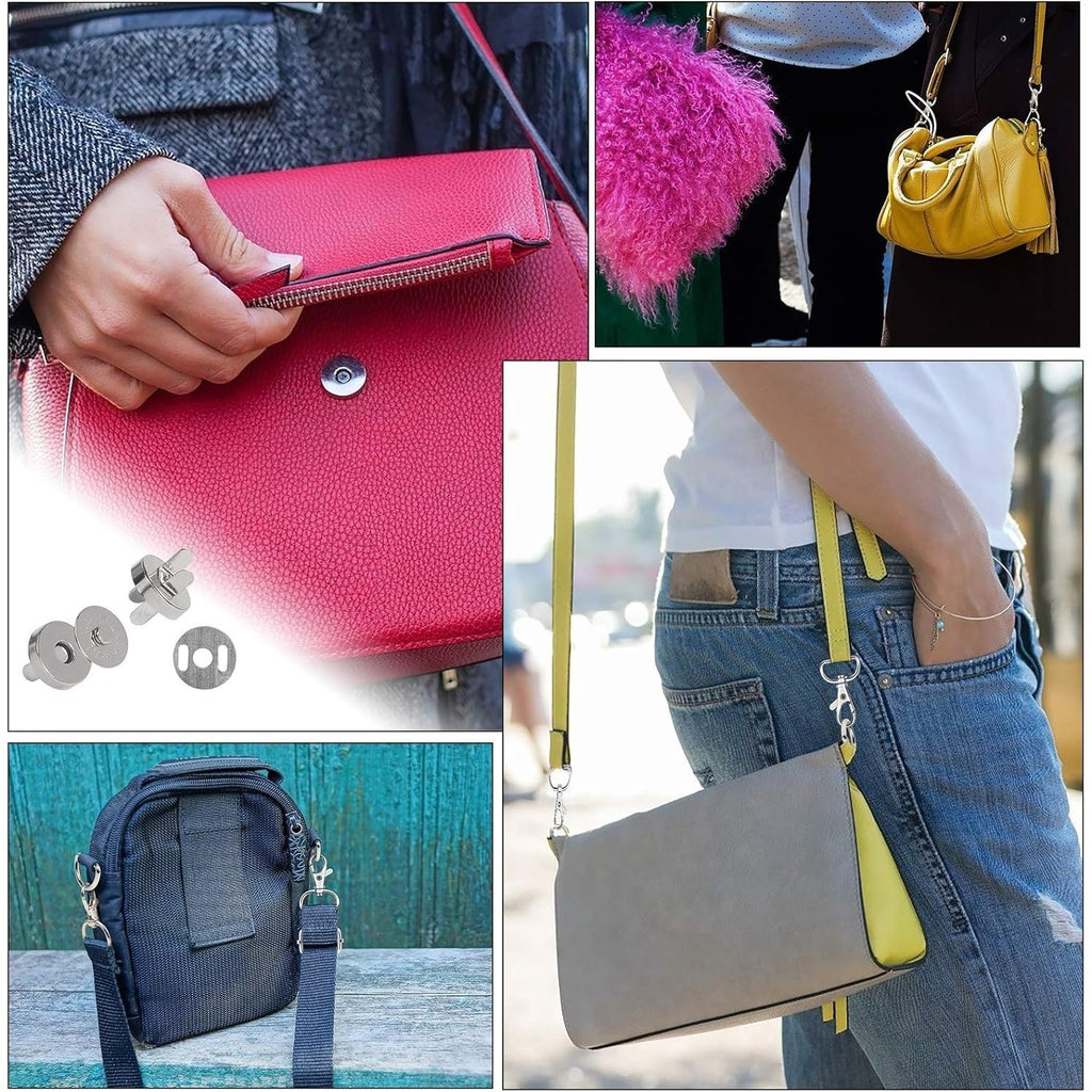 64-Piece Set d'accessoires de sac pour la couture: D-Rings