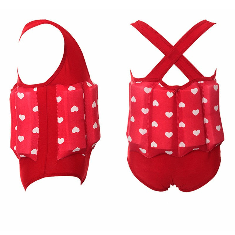 Maillot de bain amovible pour enfants Maillot de bain flottant en une seule pièce