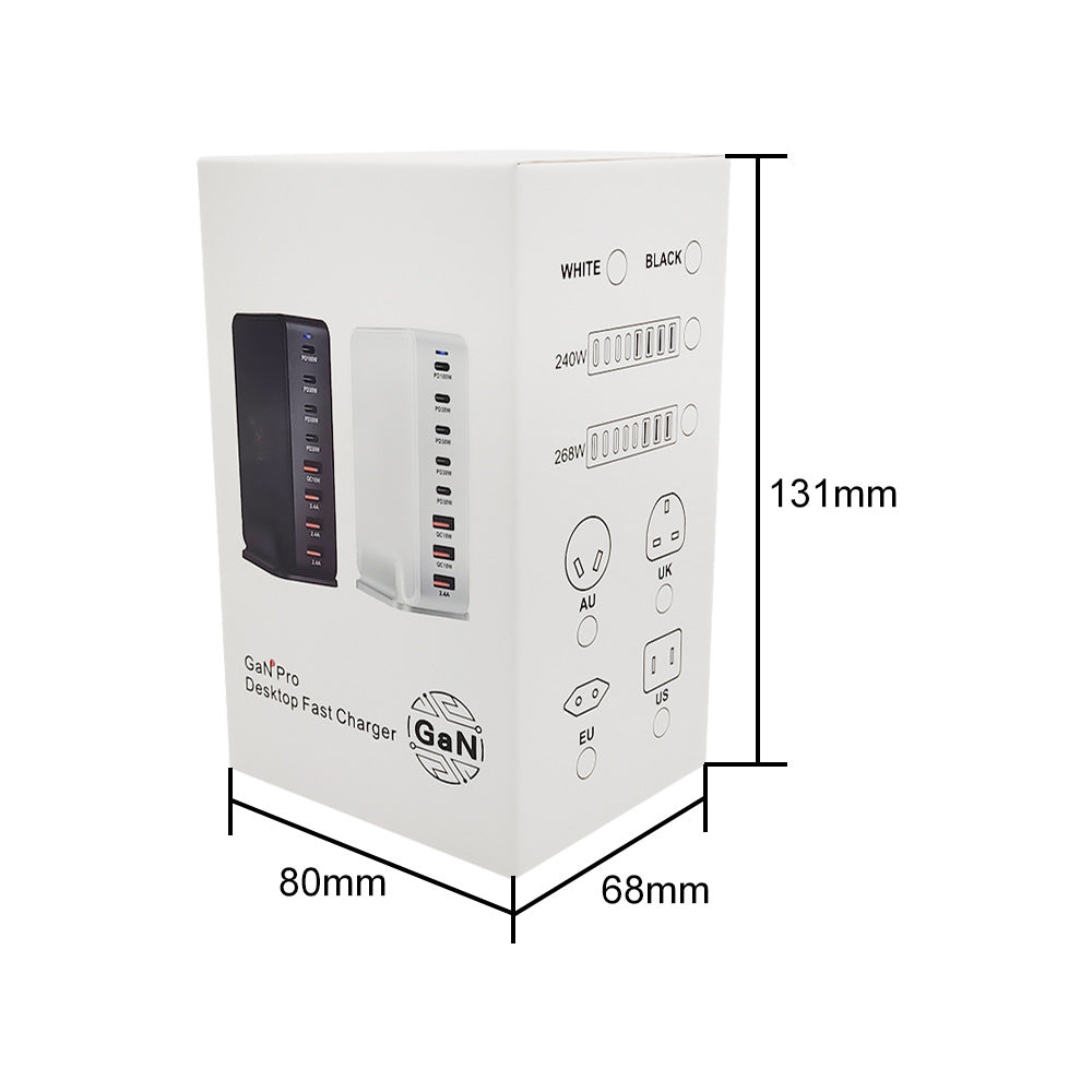 Chargeur PD Gallium Nitride Bureau 240W