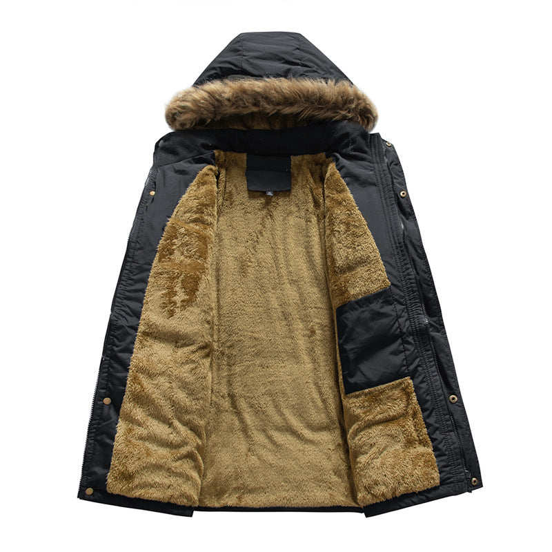 Manteau rembourré et isolé à capuchon