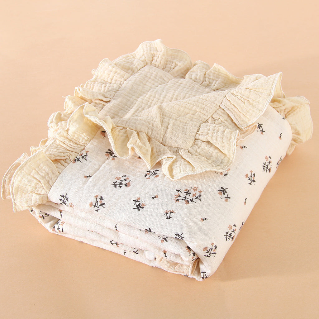 Double-Layer Padded Fabric Baby Blanket