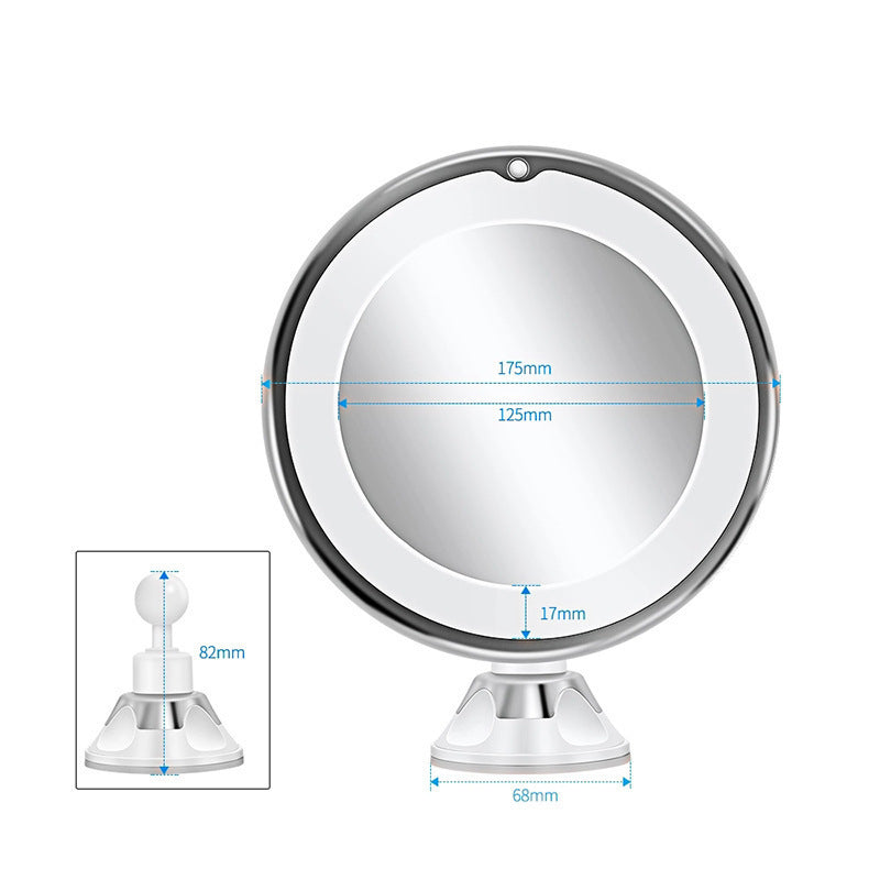 Miroir de maquillage conduit avec lumière supplémentaire