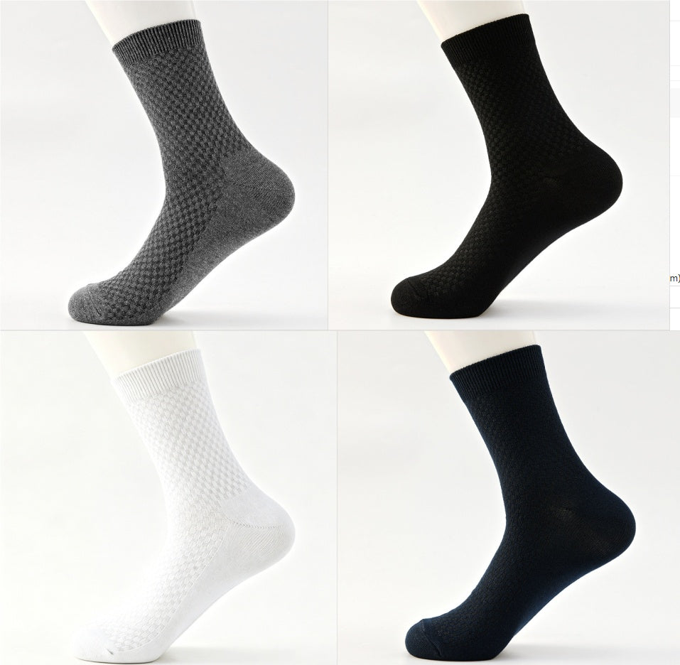 Chaussettes mi-calf escamotables et respirantes pour hommes
