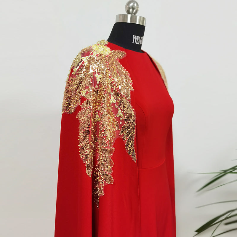 Couverture de la jupe Tummy pour montrer la robe de soirée mince