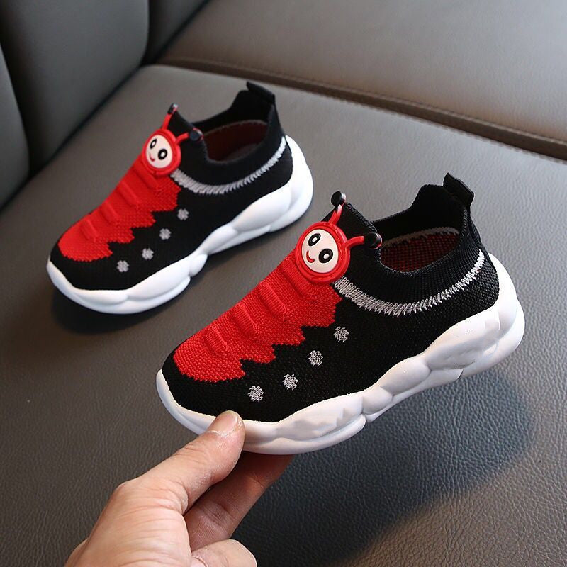 Boys and Girls Mesh Breathable Sport Soft Sole Shoes