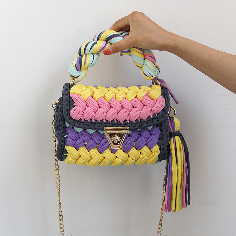 Tissé à la main Womens Tote Bag Style minimaliste
