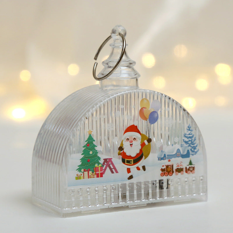 Décorations de Noël lumières LED lumières cristal lumières fenêtre ornements Arbre de Noël pendentifs C