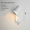 Chambre Bedside Macaron LED simple lampe murale