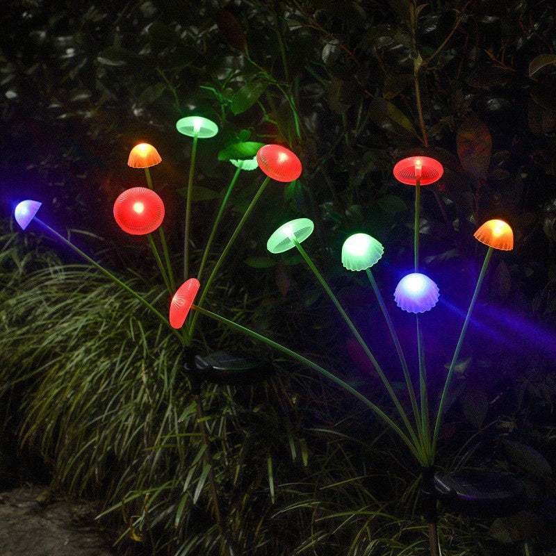Solaire Jellyfish Lampe Jardin Balcon Décoration Mushroom Sol Outlet Lampe de pelouse