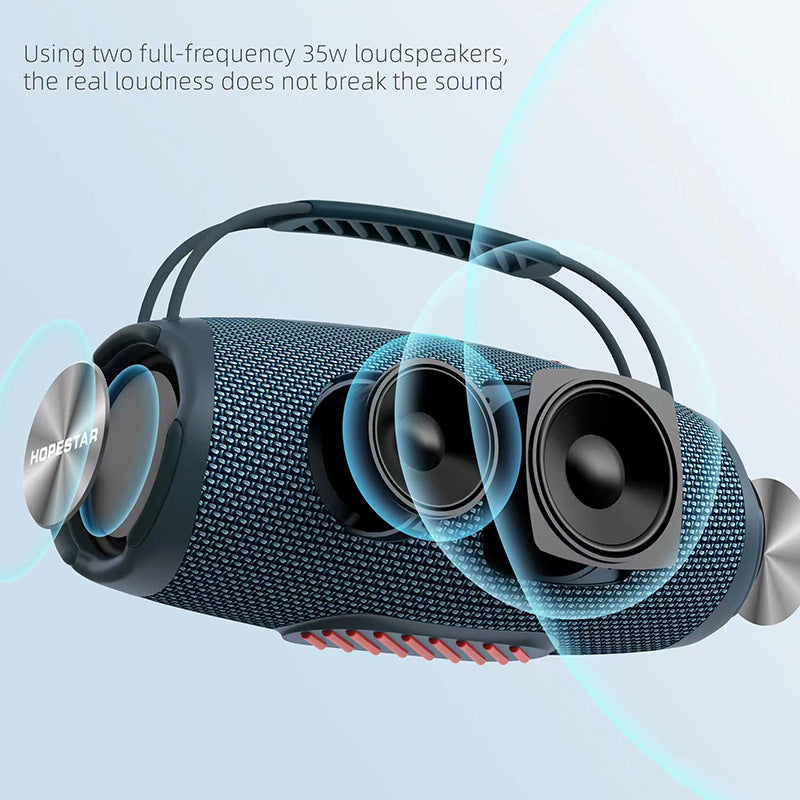 H53 Haut-parleur Bluetooth sans fil étanche Portable Outdoor Rugby Portable Haute Puissance Doubl