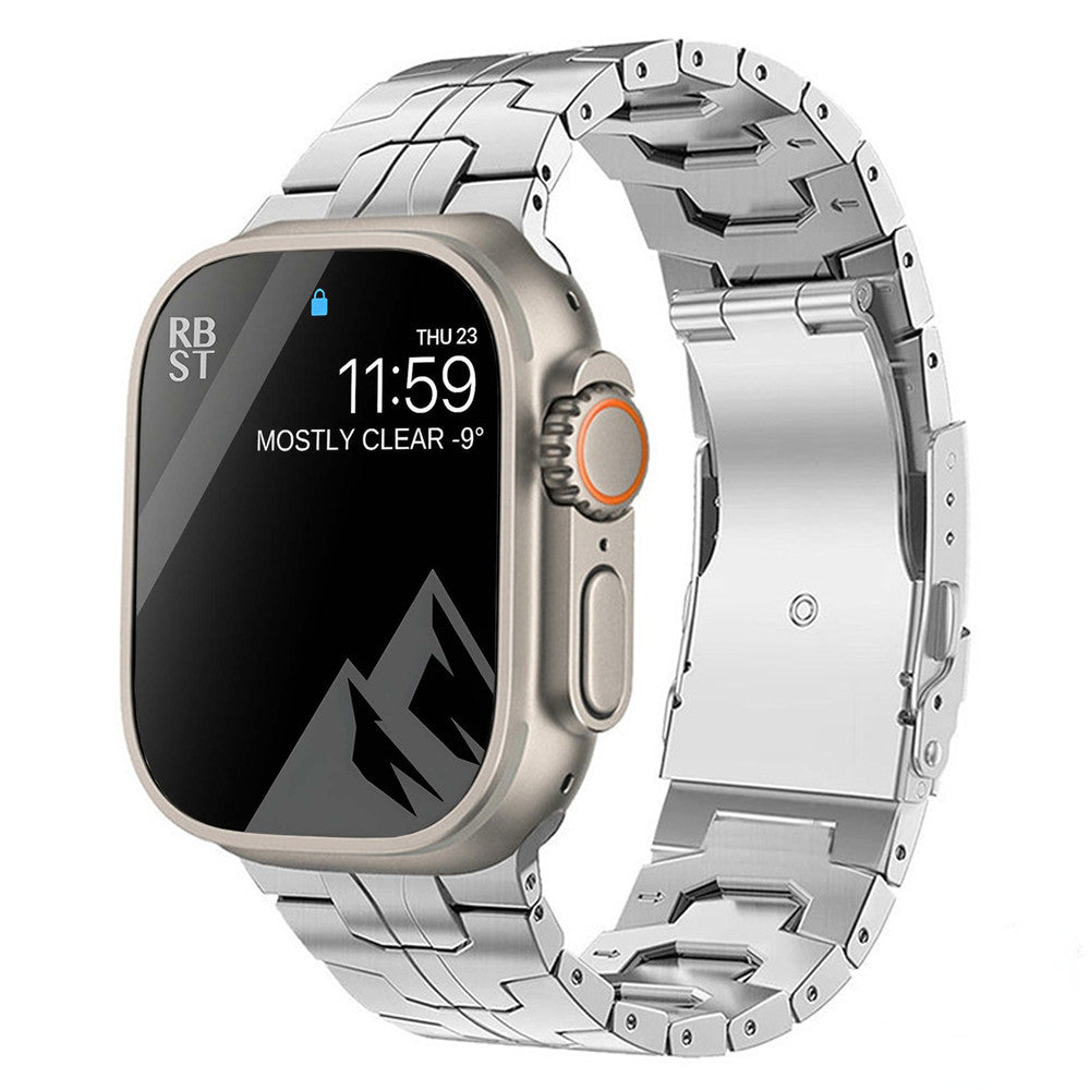 Bracelet de montre homme en fer titane