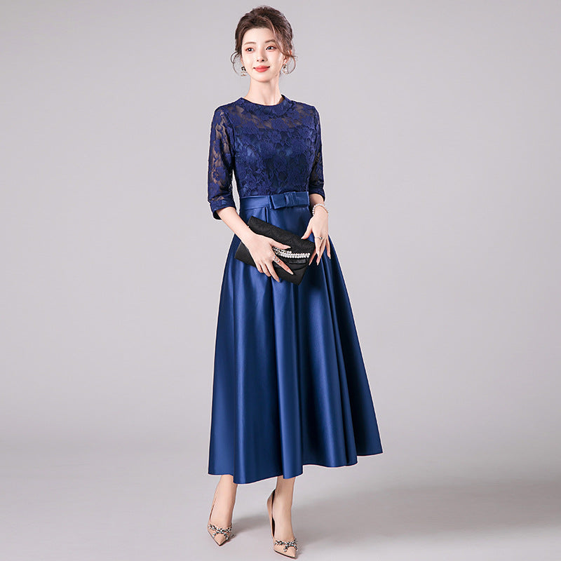 Robe de fête d'anniversaire simple et élégante