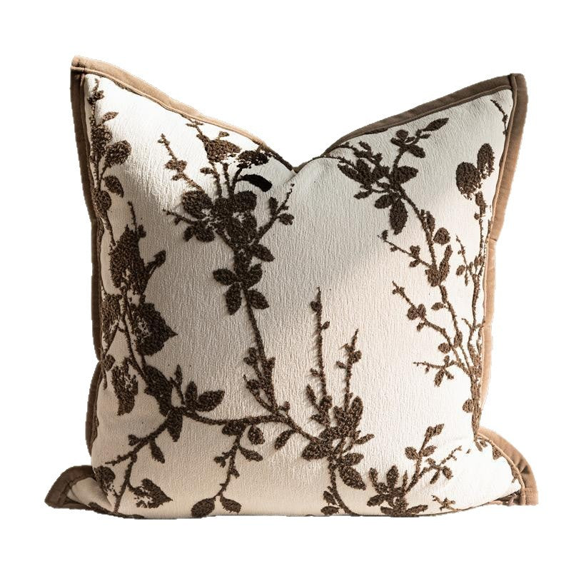 Retro-Marron Oreiller brun mi-century moderne lumière-Luxury Salon Canapé Coussin