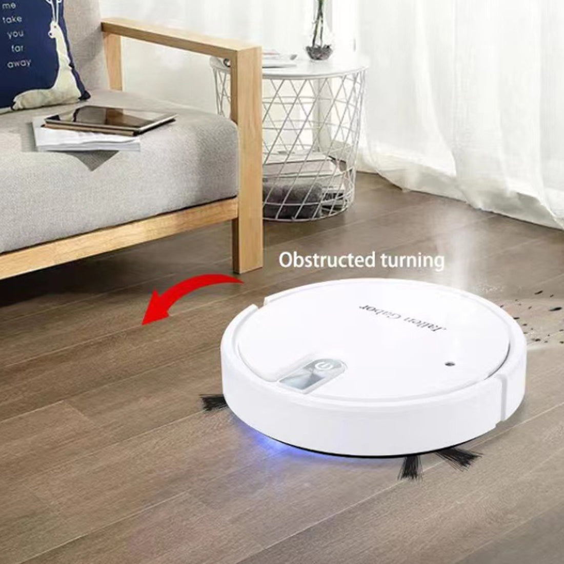Smart Robot Vacuum Cleaner Automatic Sweeper Floor Clean Rechargeable
