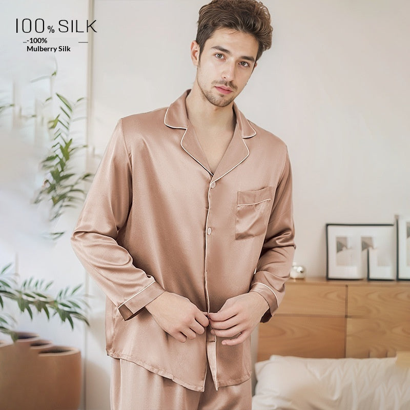 Mumi Pajamas en soie lourde pour les hommes