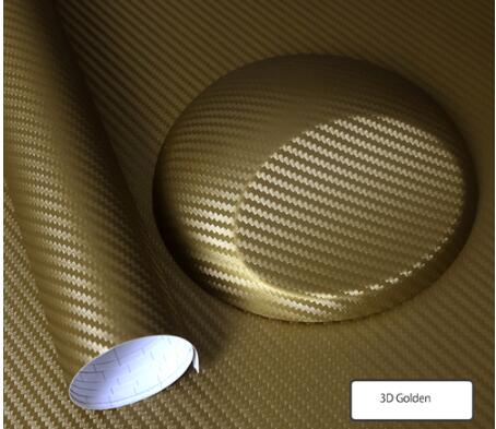 Autocollant de fibre de carbone 3D film de vinyle