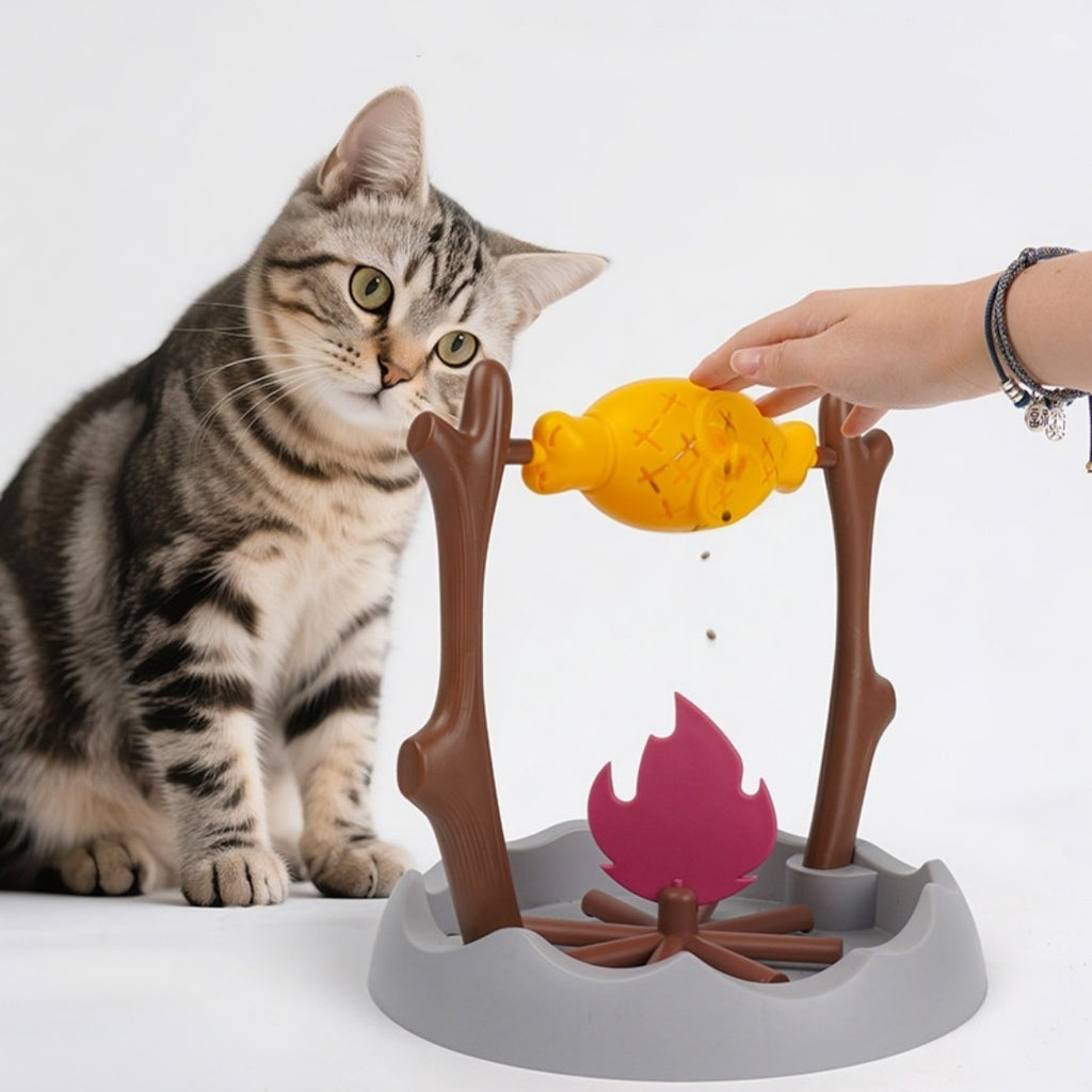 Jouet de chat Self-Hi soulageant Artefact Stuffy Freeze-séched fuite alimentaire