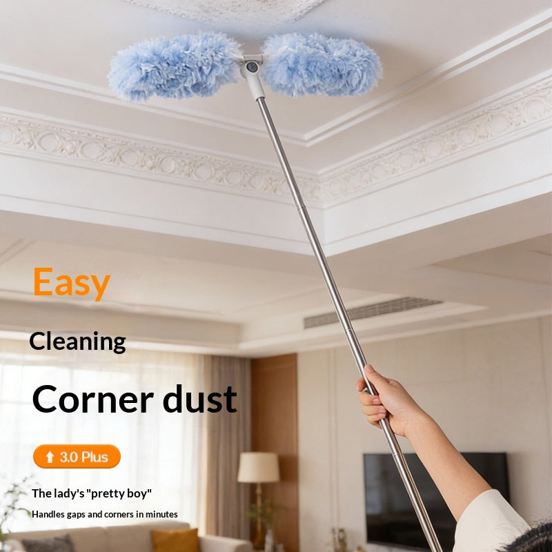 Nettoyant de plafond Duster antistatique extensible de plumes de ménage