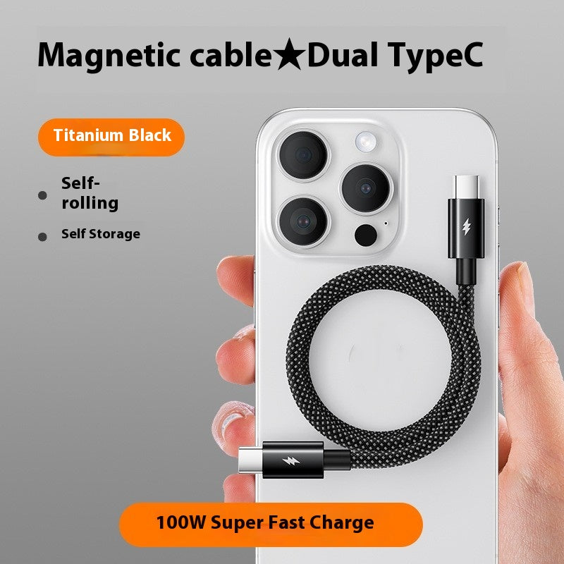 Magnetic Fast Charging Type-C Data Cable