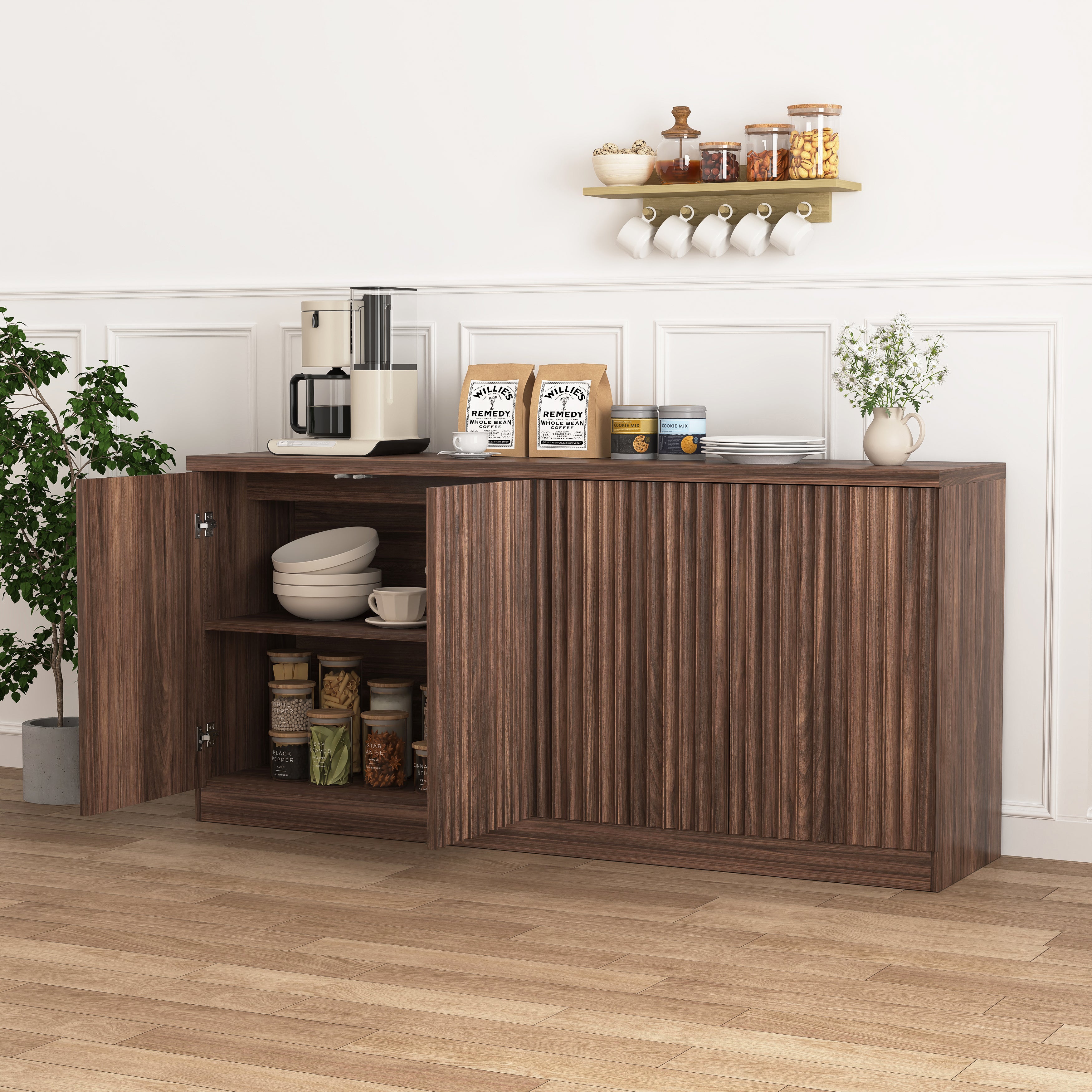 Armoire à buffet avec rangement