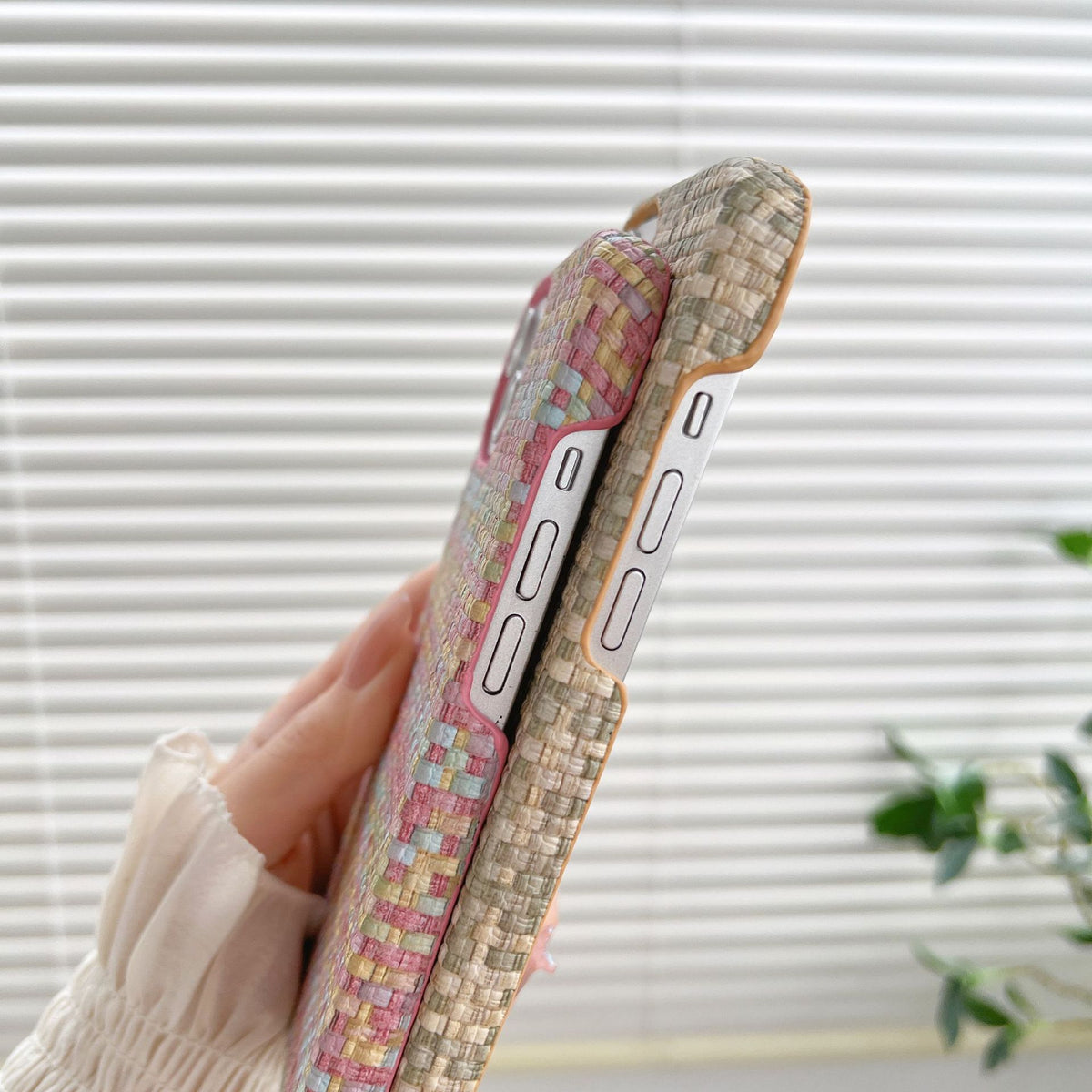 Étui de protection pour téléphone portable tissé