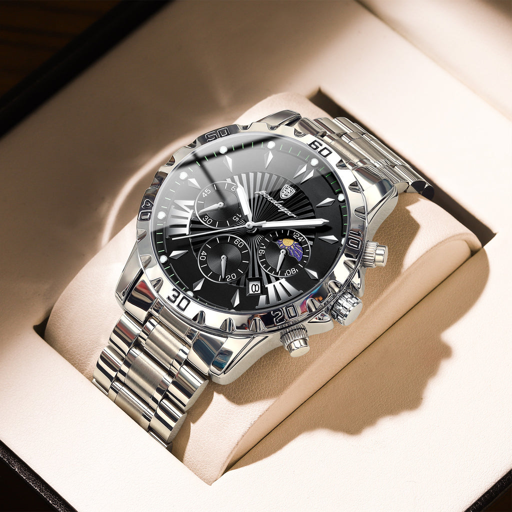 Men's Sporty Multifunction Waterproof Watch