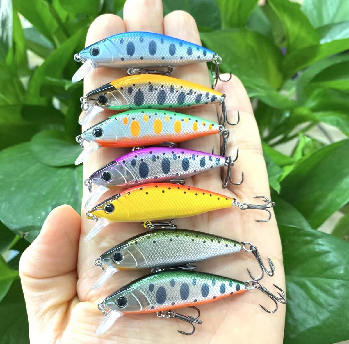 Long jet submergé Minoluya Bait Micro Objet Cheval Bouche Blanc Barre Faux